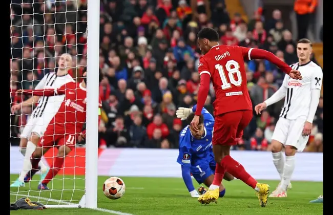 Gakpo fires Liverpool into last 16