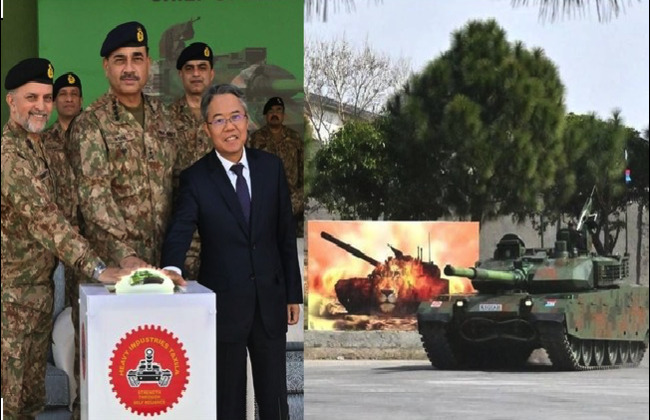 Pakistan Army chief unveils HAIDER tank during visit to Heavy Industries Taxila