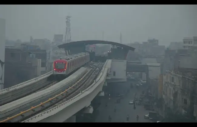 Smog/fog update for Lahore, Punjab